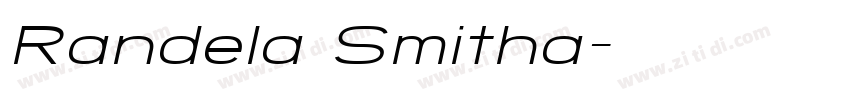 Randela Smitha字体转换